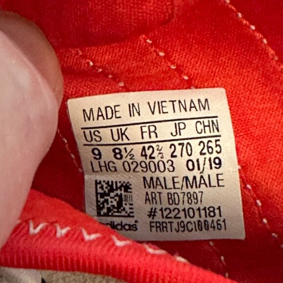 Adidas NMD R1 Active Red Sneaker Size 9 - Picture 9 of 14